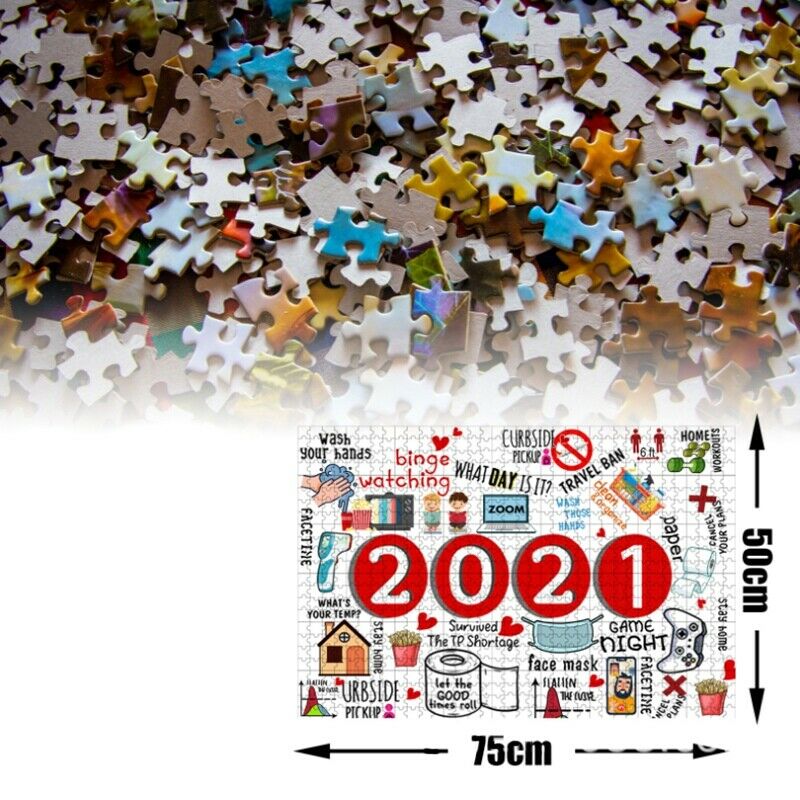 Puzzle 1000 Pieces Jigsaw Puzzles for Adults Paper Assembling Puzzle Games ChiO5