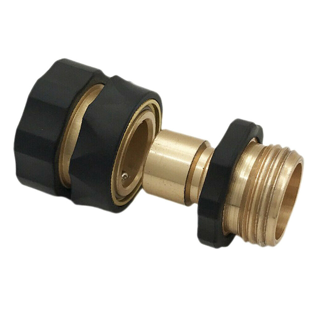 3/4 Inch Garden Hose Fitting Quick Connector Male and Female Set