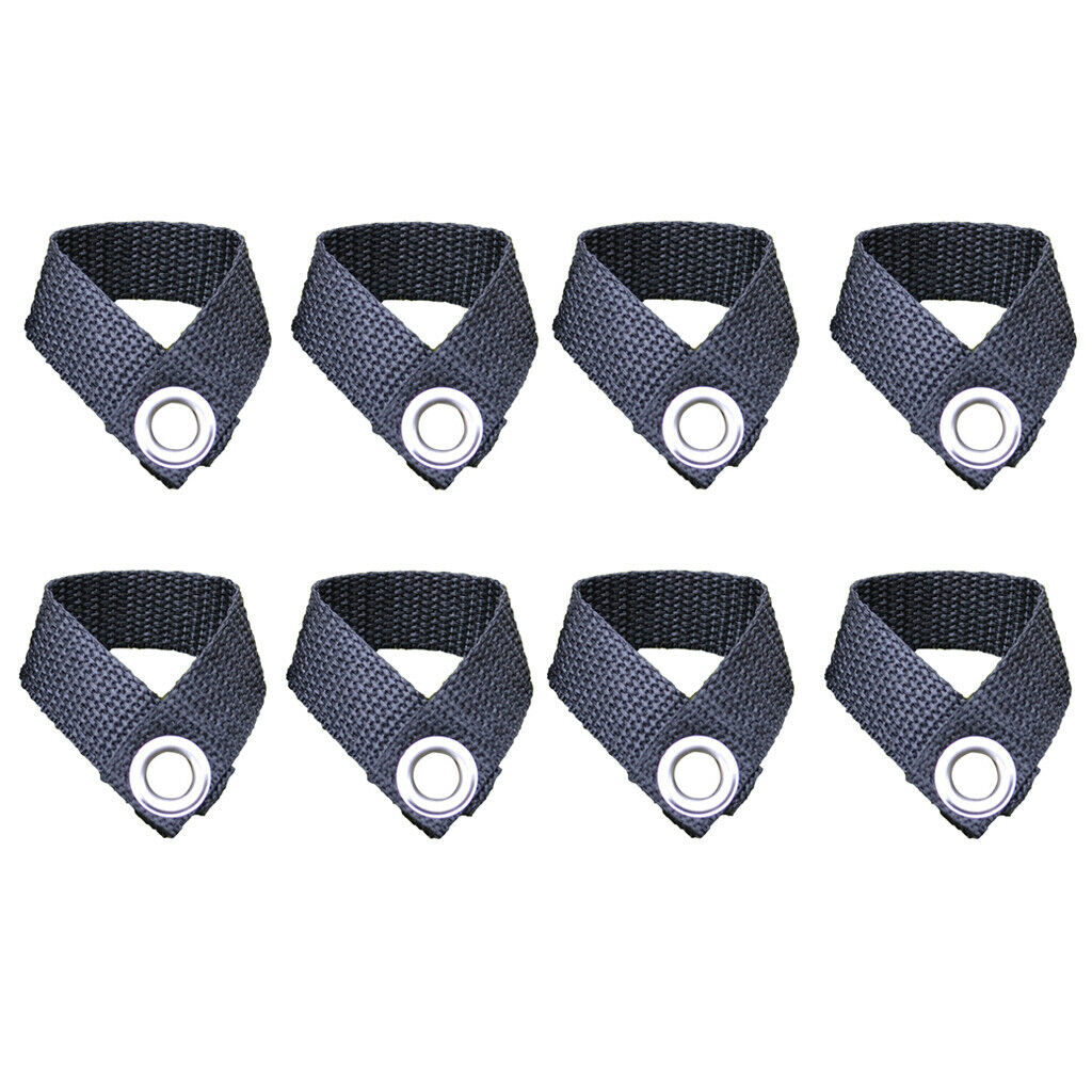 8Pcs Tent Nail Fixing Buckle Wear-Resistant Outdoor Canopy Frame Pole Holder