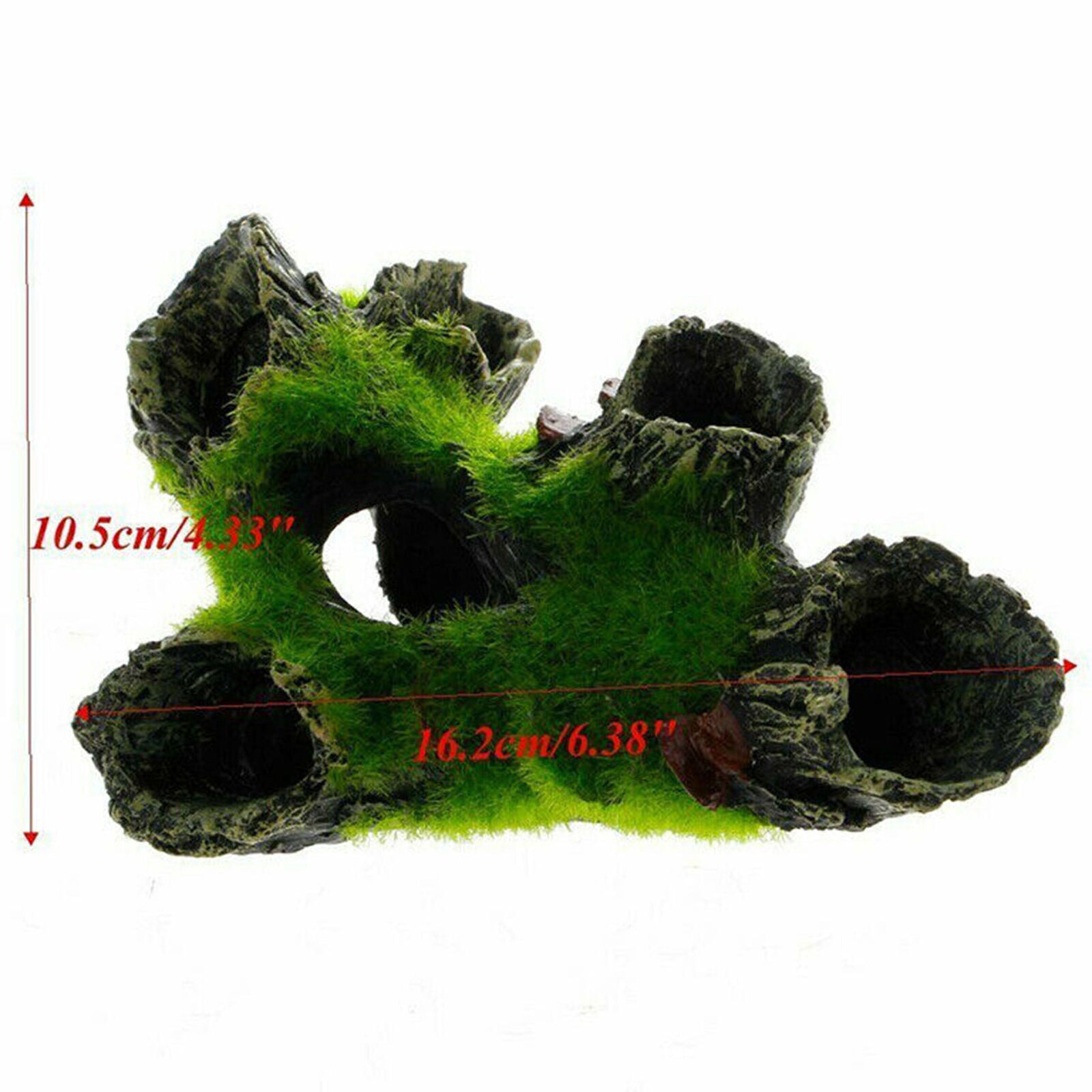 Rockery Stone Cave Fish Aquarium Tank Hiding Ornament Decoration Rock Underwater