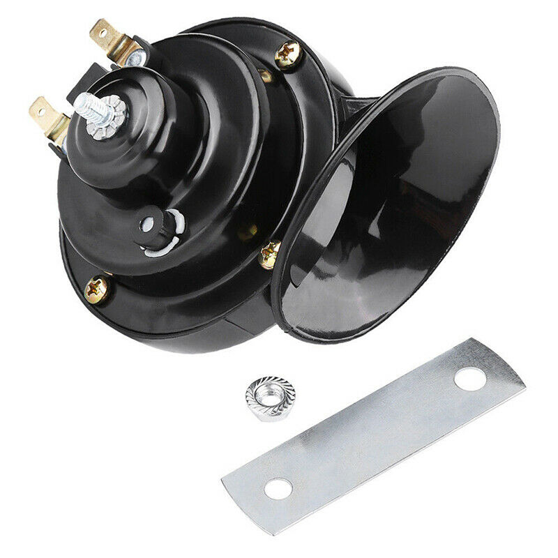 12V Loud Motorcycle 110DB`Snail Electric Air Horn Waterproof Universal ABS BA Qx