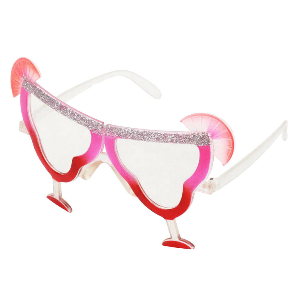 MagiDeal Hawaiian Tropical Sunglasses Beach Drink Glasses Costume Party