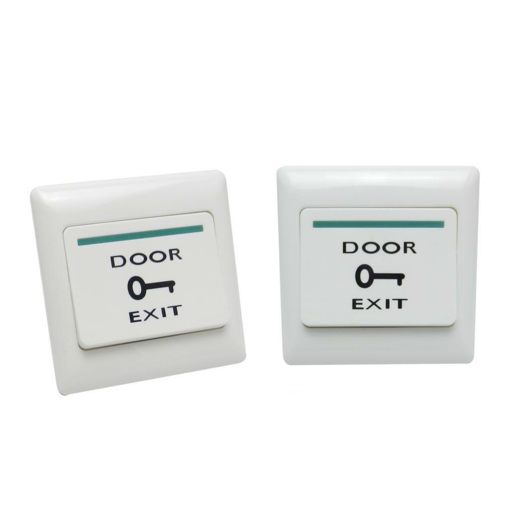2Pcs Electric Lock Exit Push Release Button Switch For Door Access Control