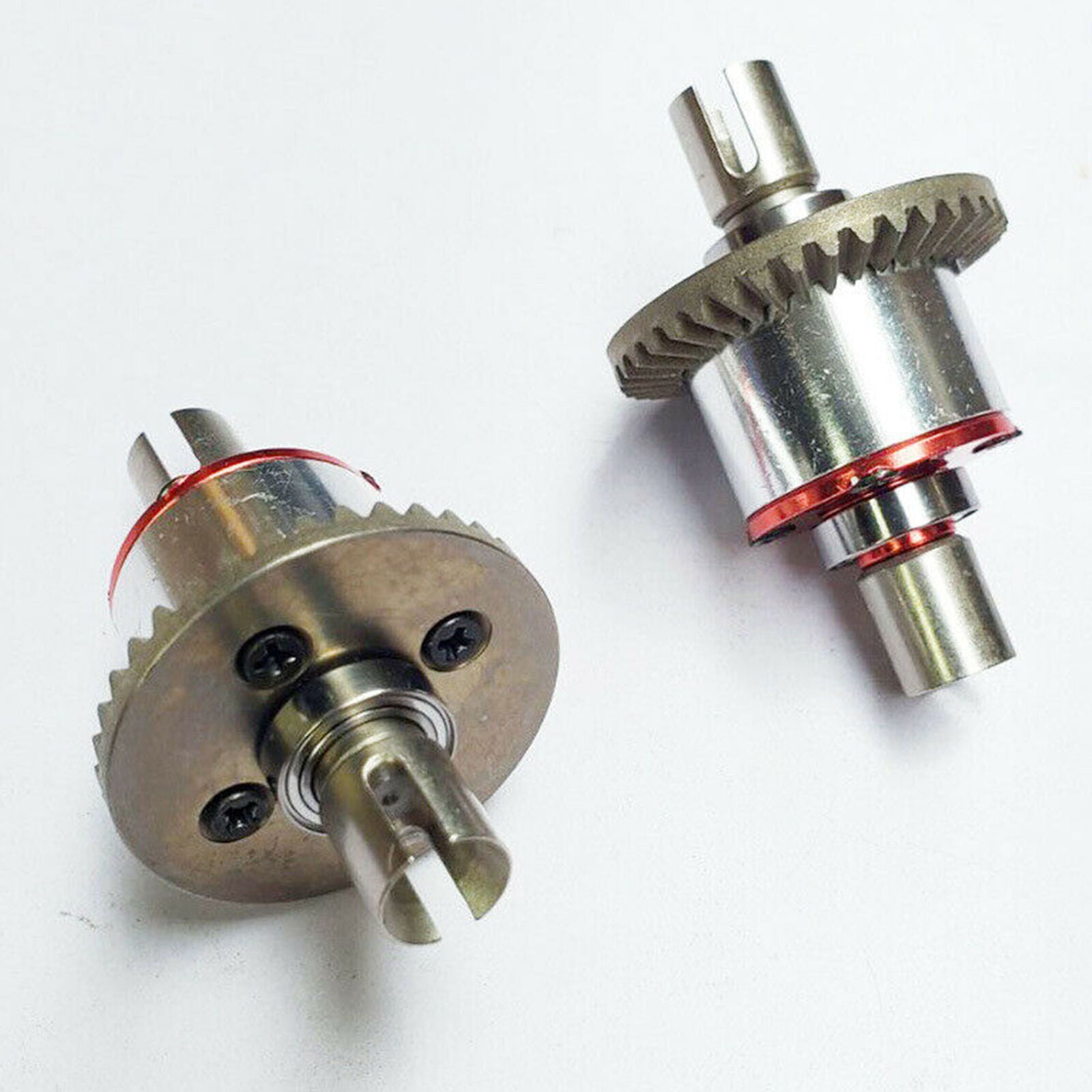 2Pcs Full Metal All-Metal Differential Gear Upgrade Parts for Wltoys 144001