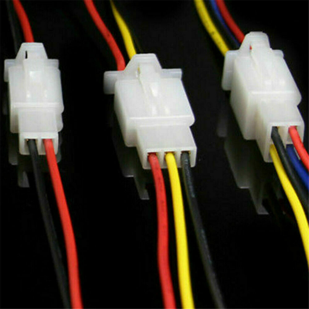 480Pcs Motorcycle Car Electrical 2/3/4/6 Pin 2.8mm Wire Auto Connectors Term Set