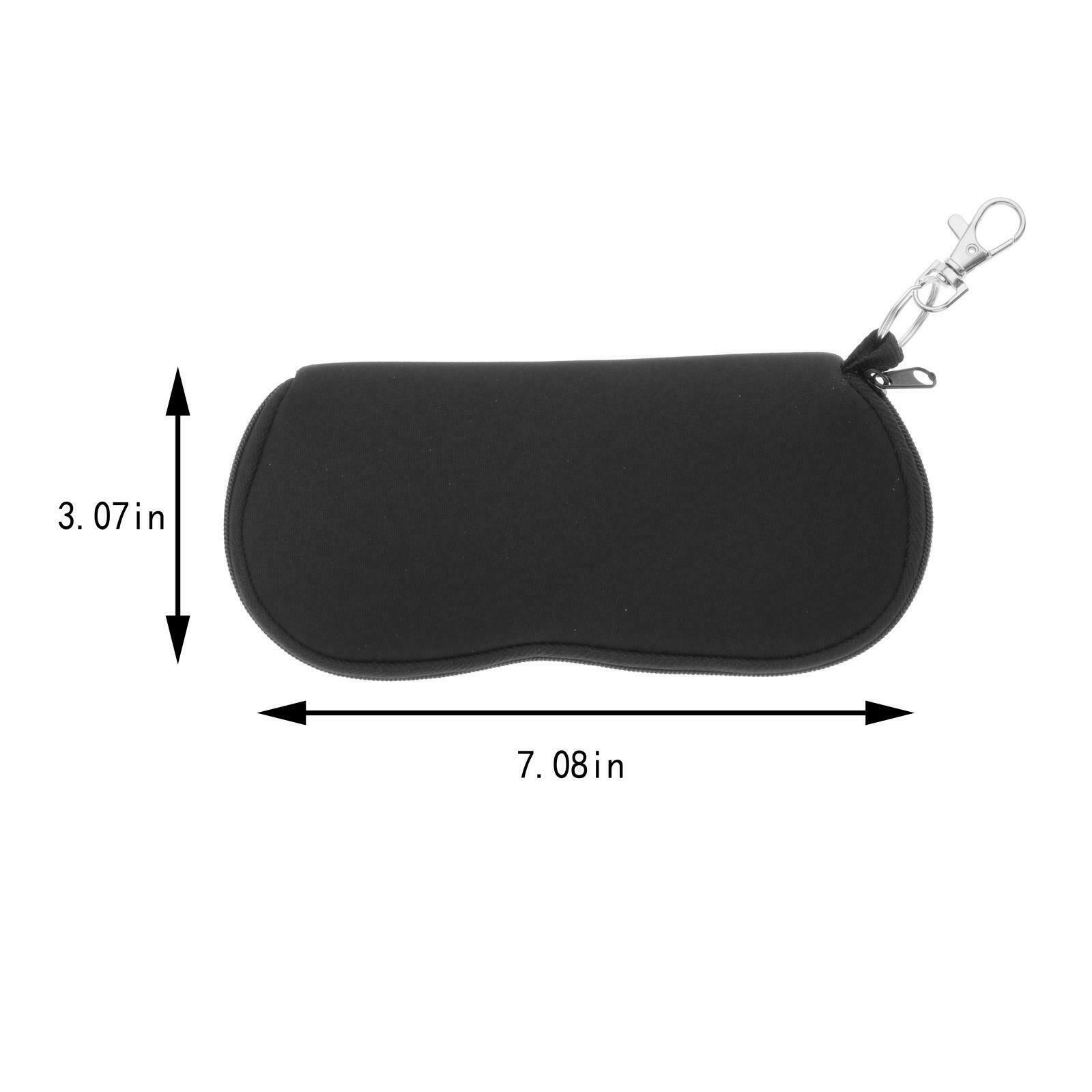 Portable Sunglasses Case Box Zipper Eye Glasses Carry Pouch Eyewear Storage