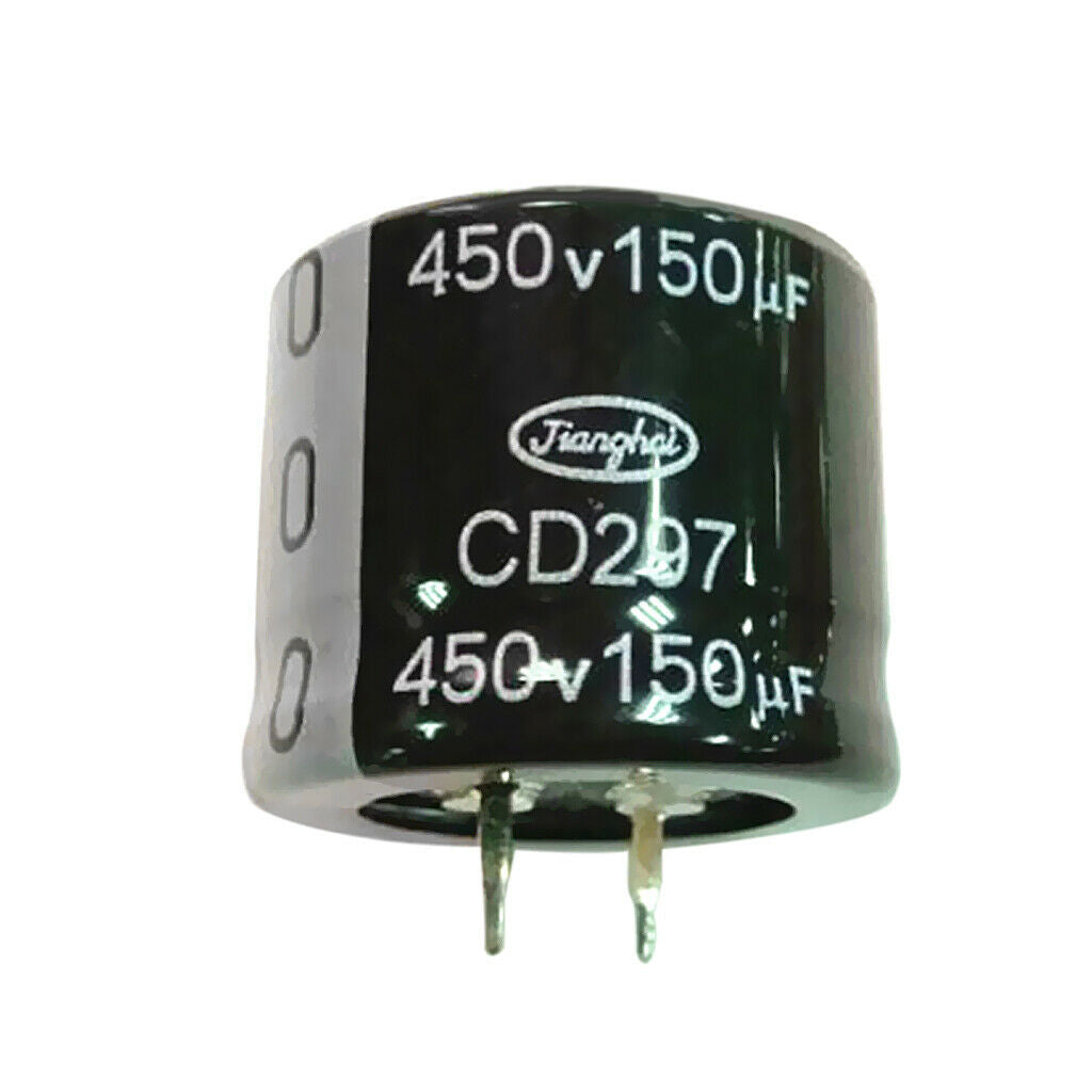 150uf 450v 105C Radial Electrolytic Capacitors Black 25x30mm