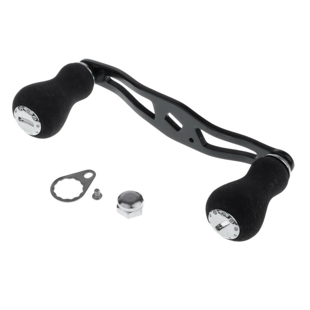1x Reel Handle With Silk Knob Accessory With 1 Set Assembly Kit Accessories