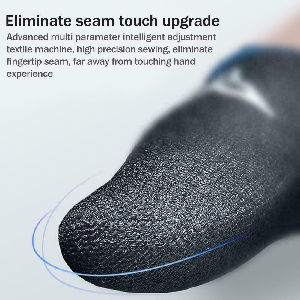 For PUBG Phone Game Sweat-proof Fingers Gloves Screen Thumbs Sleeve Cover V3C5
