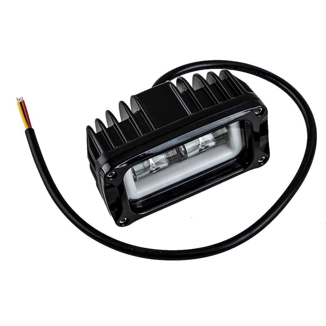 1Set 4in LED Work Light Bar White Angel Eyes Driving Fog Lamp Offroad ATV SUV