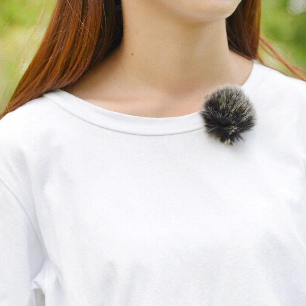 Professional Microphone Soft Windscreen Lapel Collar for Meeting Stage