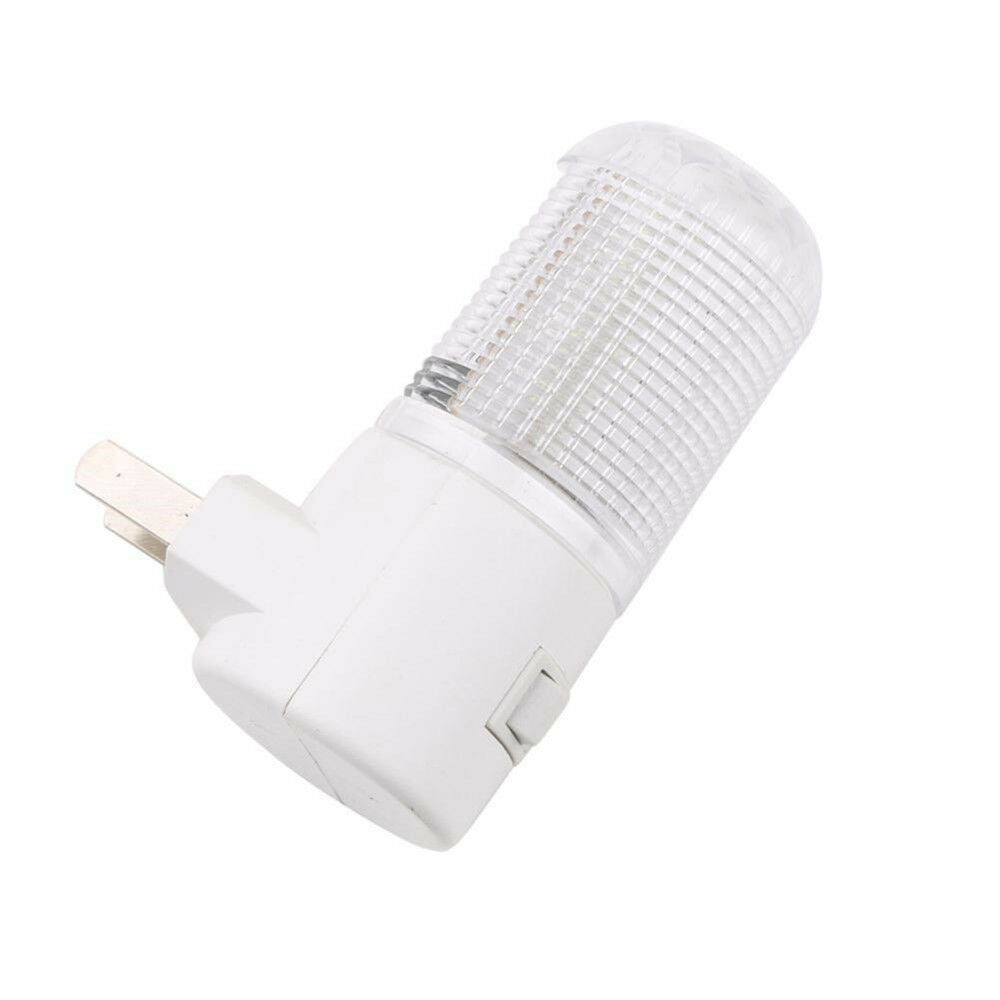 LED Night Light Bedside Lamp Wall Mounted US Plug 4LED Bedroom Lighting Bulb HOT