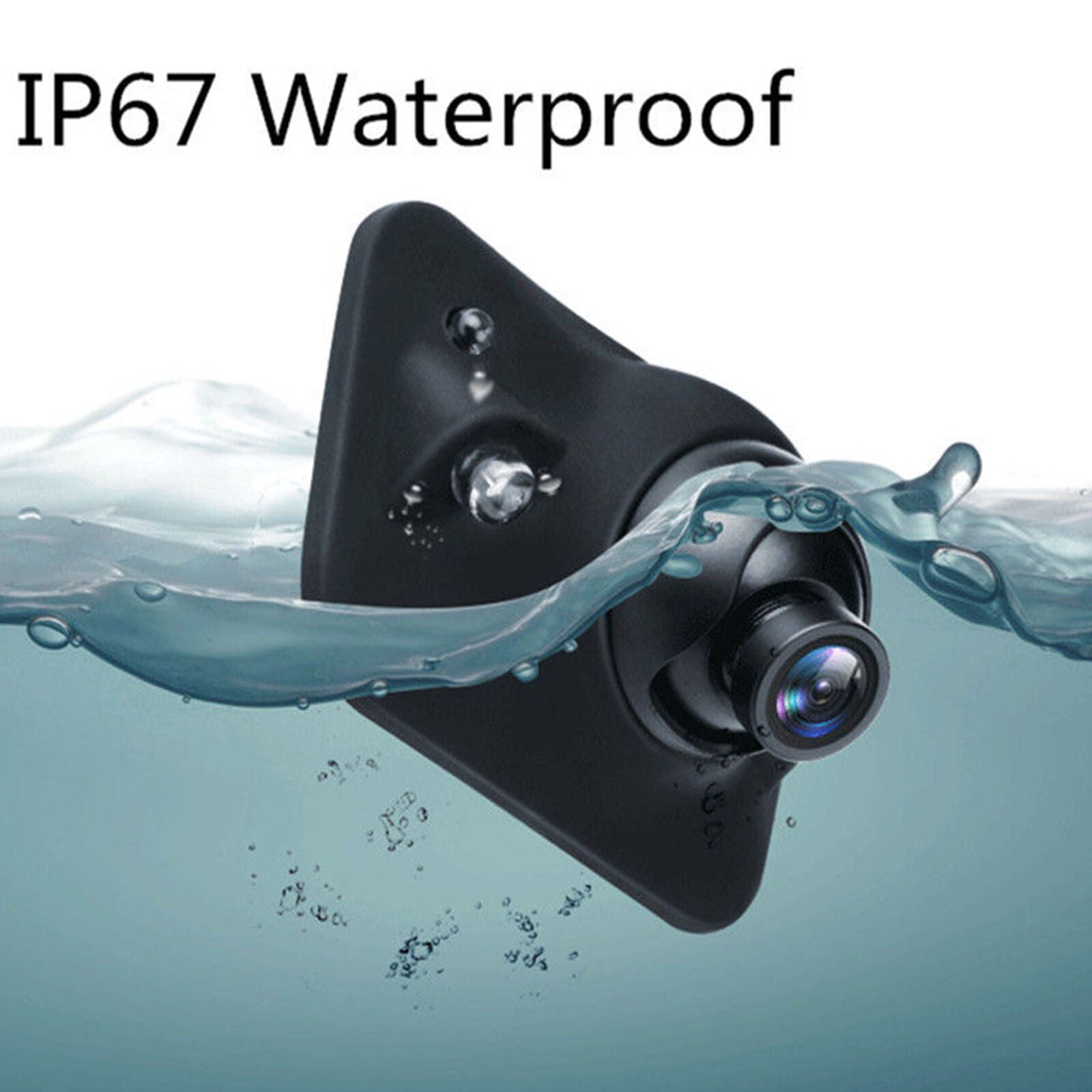 Car Blind Spot Front Side Rear View Camera Auto-dimming IR LED Light Sensor Cam
