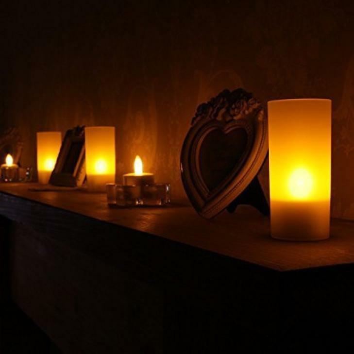 24x Flameless LED Candle Battery Operated Tea Light Flickering Wedding Decor