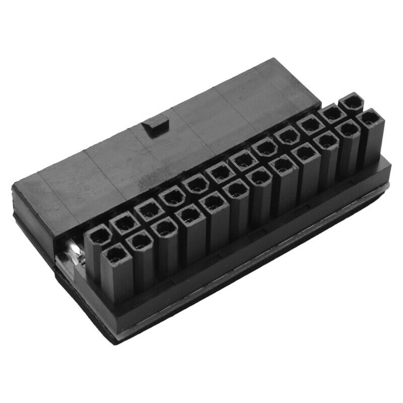 Atx 24 Pin Female To 24 Pin Male Right Angle Adapter For Desktop Pc Power SuppO4