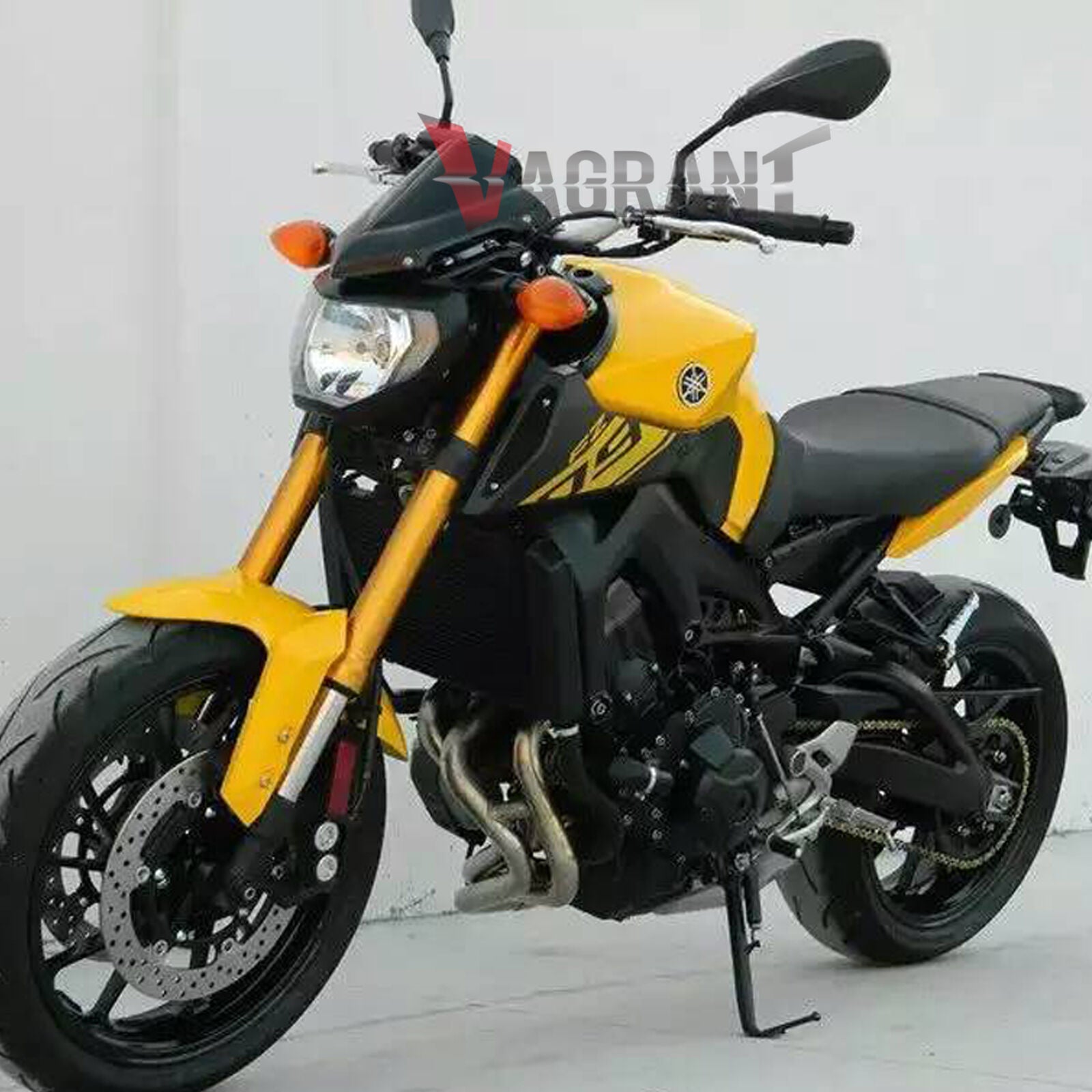 For Yamaha MT-09 FZ-09 2014 2015 2016 Windshield Windscreen Pare-brise Smoke