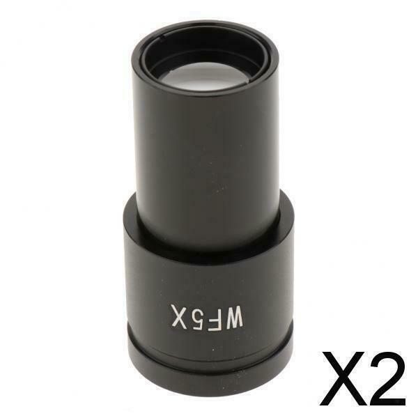 2X 1 PIECE WF5X 20mm Wide Angle Eyepiece Optical for Biological Microscopes
