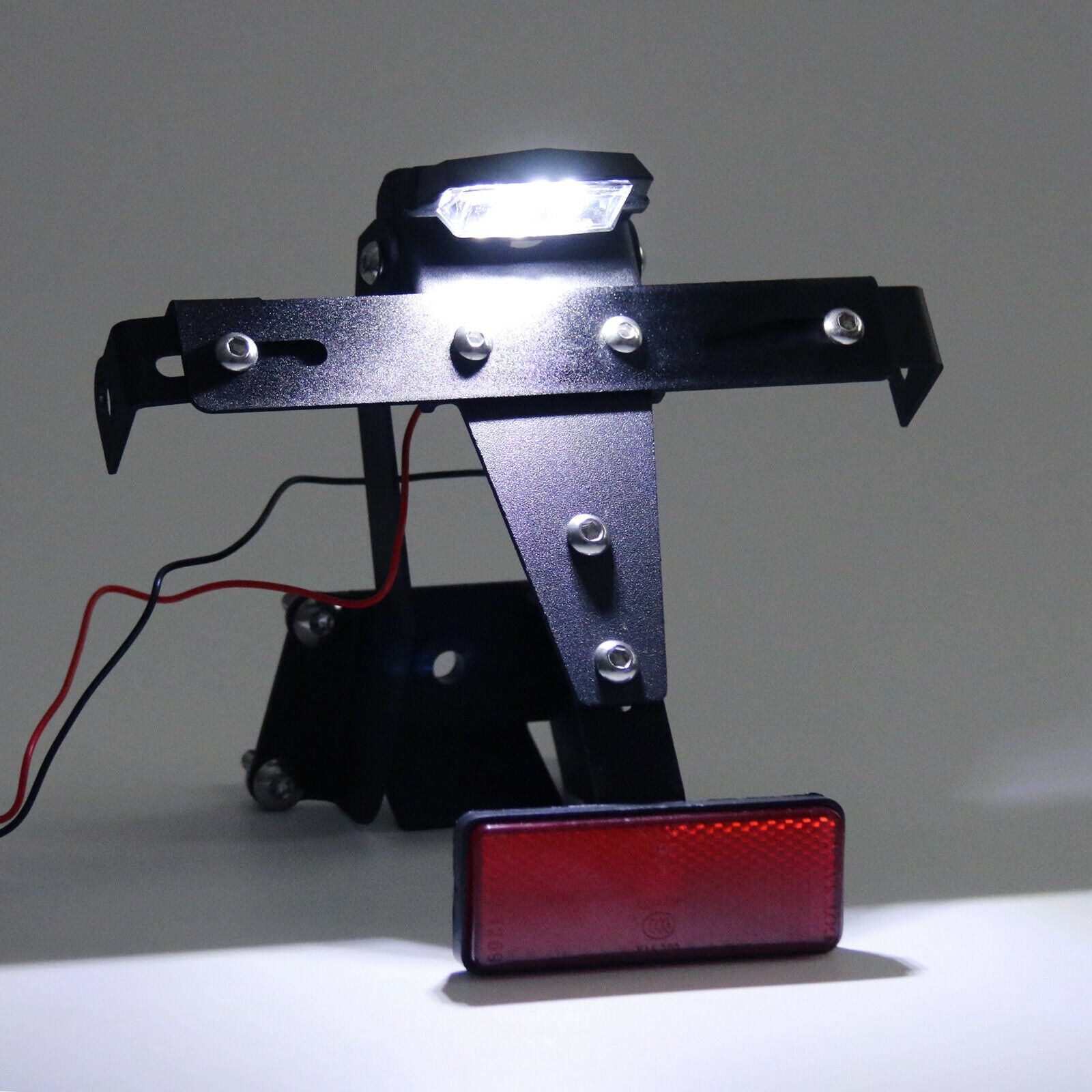 Fender Bracket License Plate Holder LED Light For Yamaha MT-10 MT 10 2016-2019