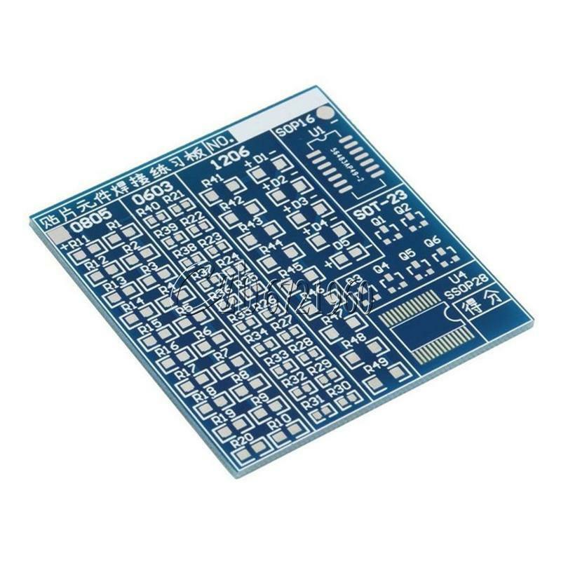 DIY SMD SMT Components Welding Practice Board Soldering Skill Training Kit