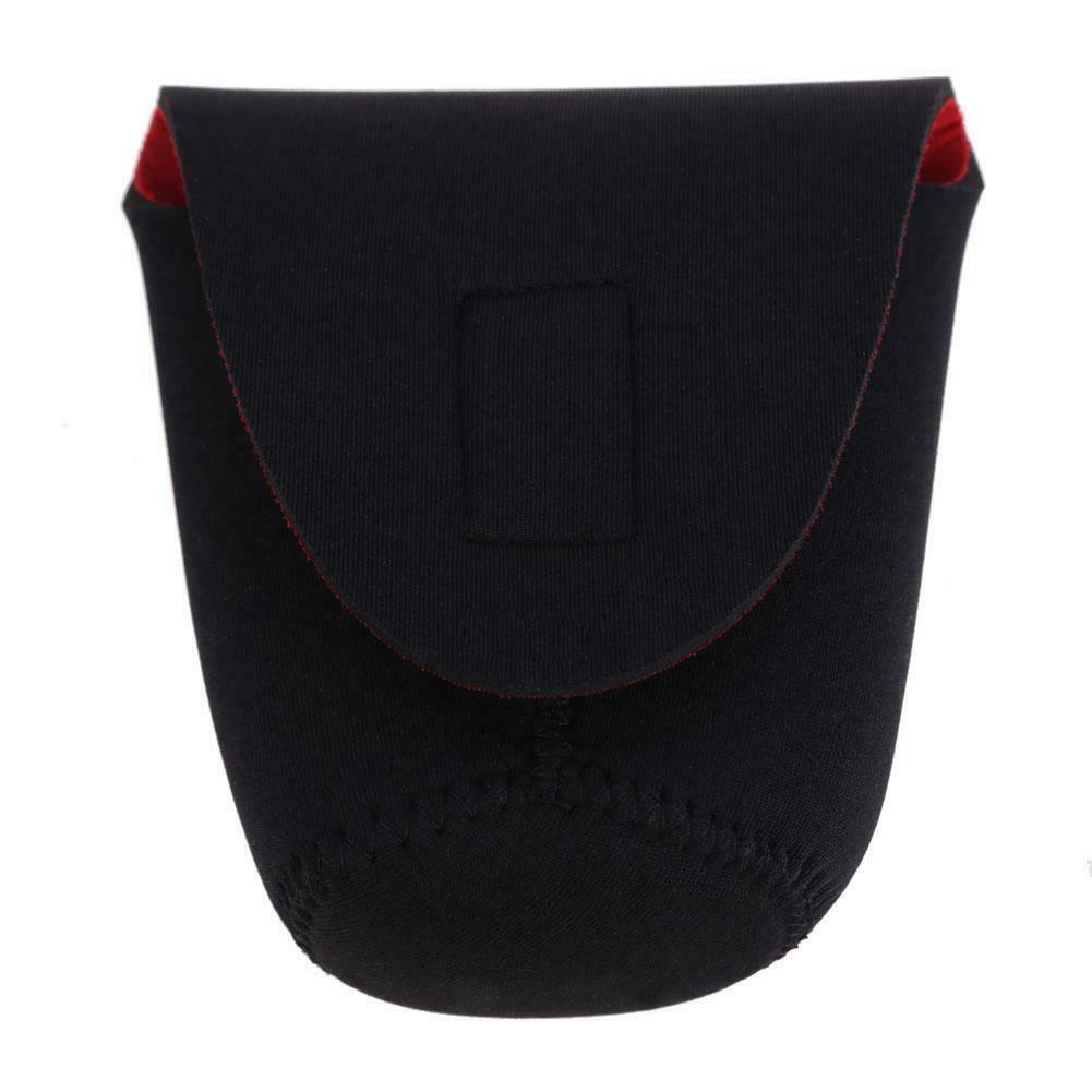 Neoprene DSLR Camera Lens Soft Protector Pouch Bag Case Set S New Black+Red @