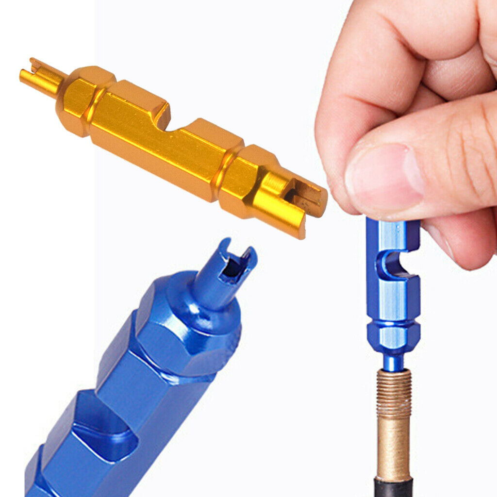 Valve Core Remover Wrench MTB Bike Bicycle Durable Universal Golden