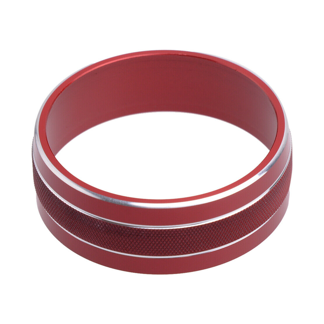 3x Aluminum AC Knob Control Cover Rings Trim Fits For Dodge Challenger 2009-2014