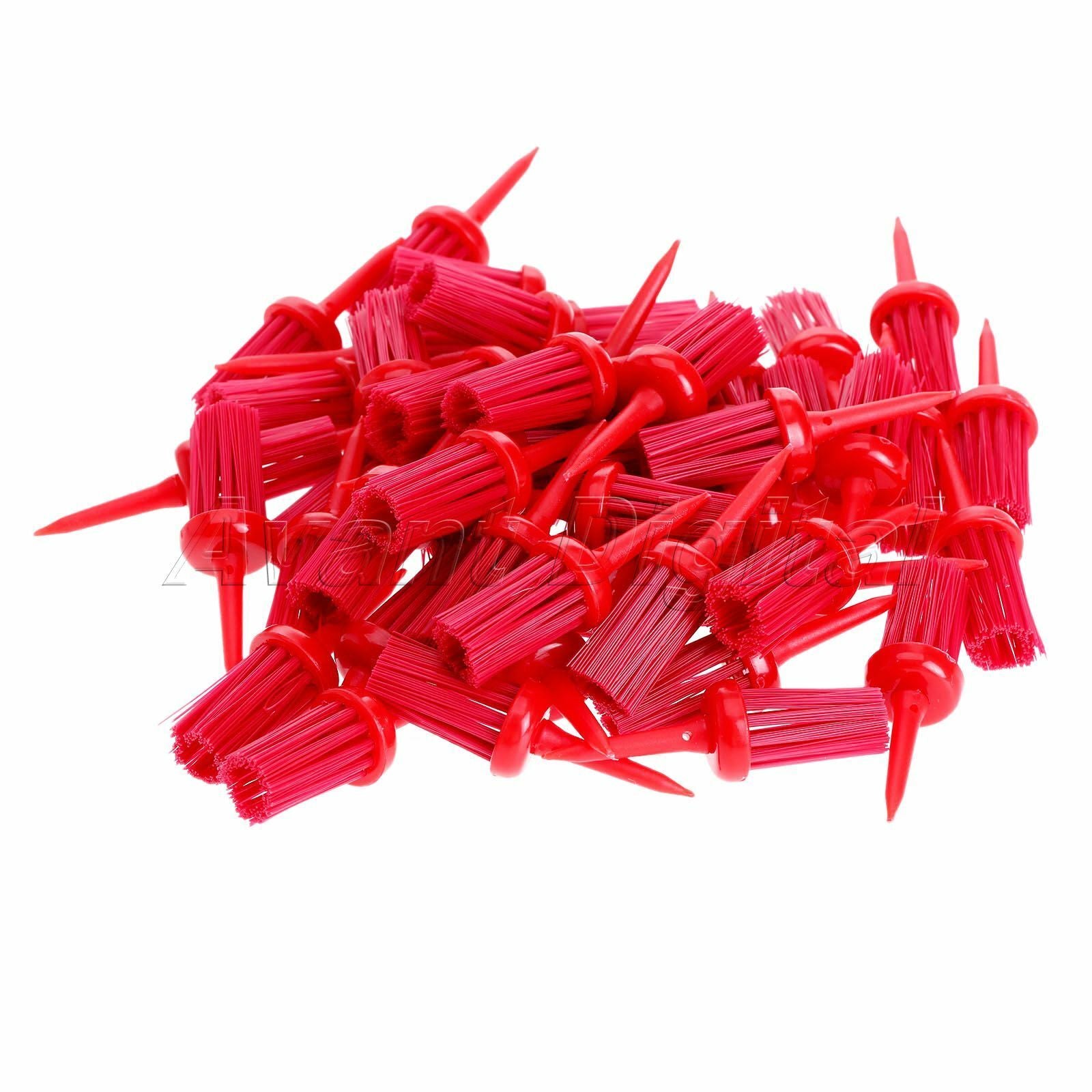 62mm Plastic Golf Brush Tees Bristles 50Pcs New Golf Clubs Training Accessories