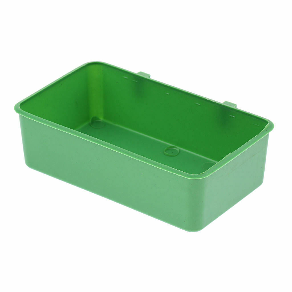 10Pcs Bird Parrot Food Water Plastic Bowl Cups Pigeons Cage Feeding Feeder