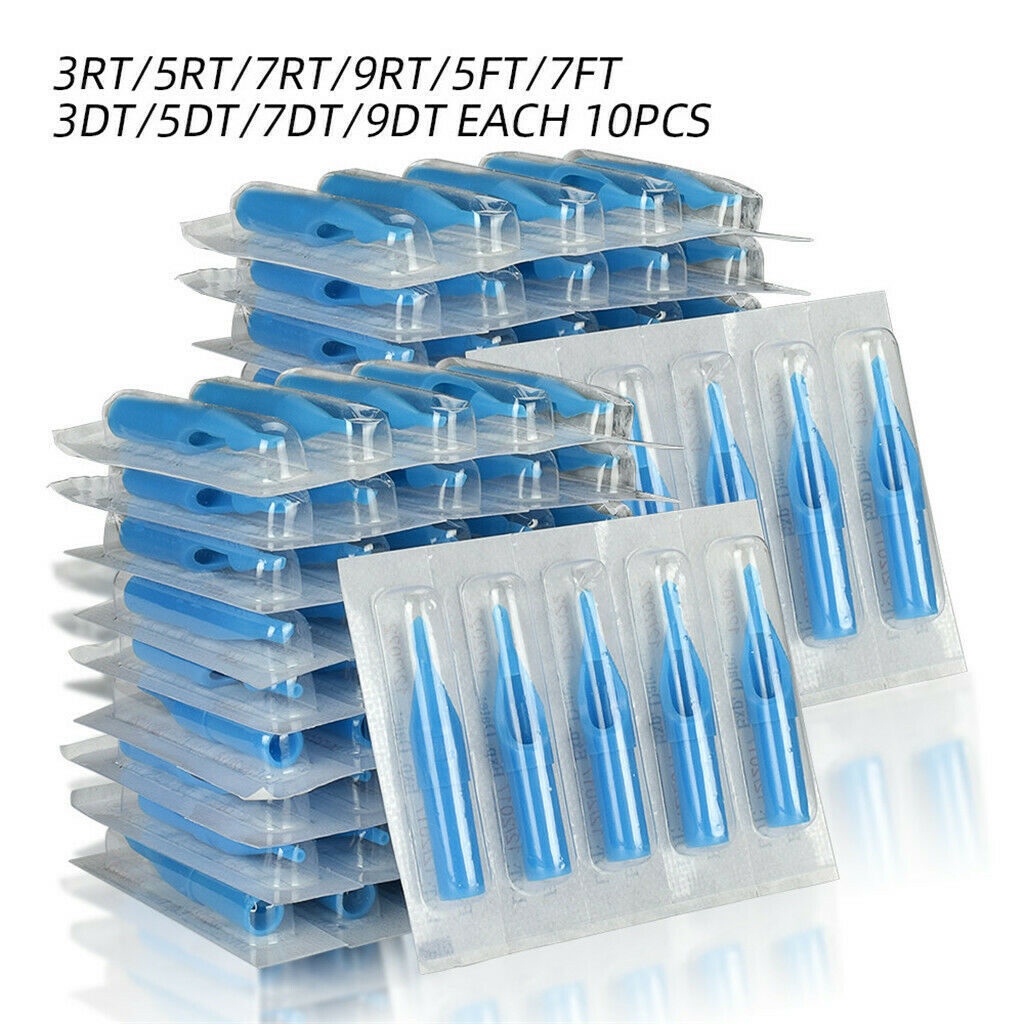 200 Counts Stainless Steel Tattoo Needles Nozzle Tips Tattoo Accessories