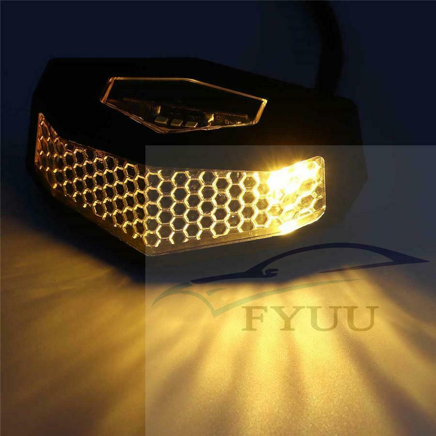 12V 5In1 Motorcycle ATV Rear Tail Brake Stop Indicator Signal Turn Signal Light