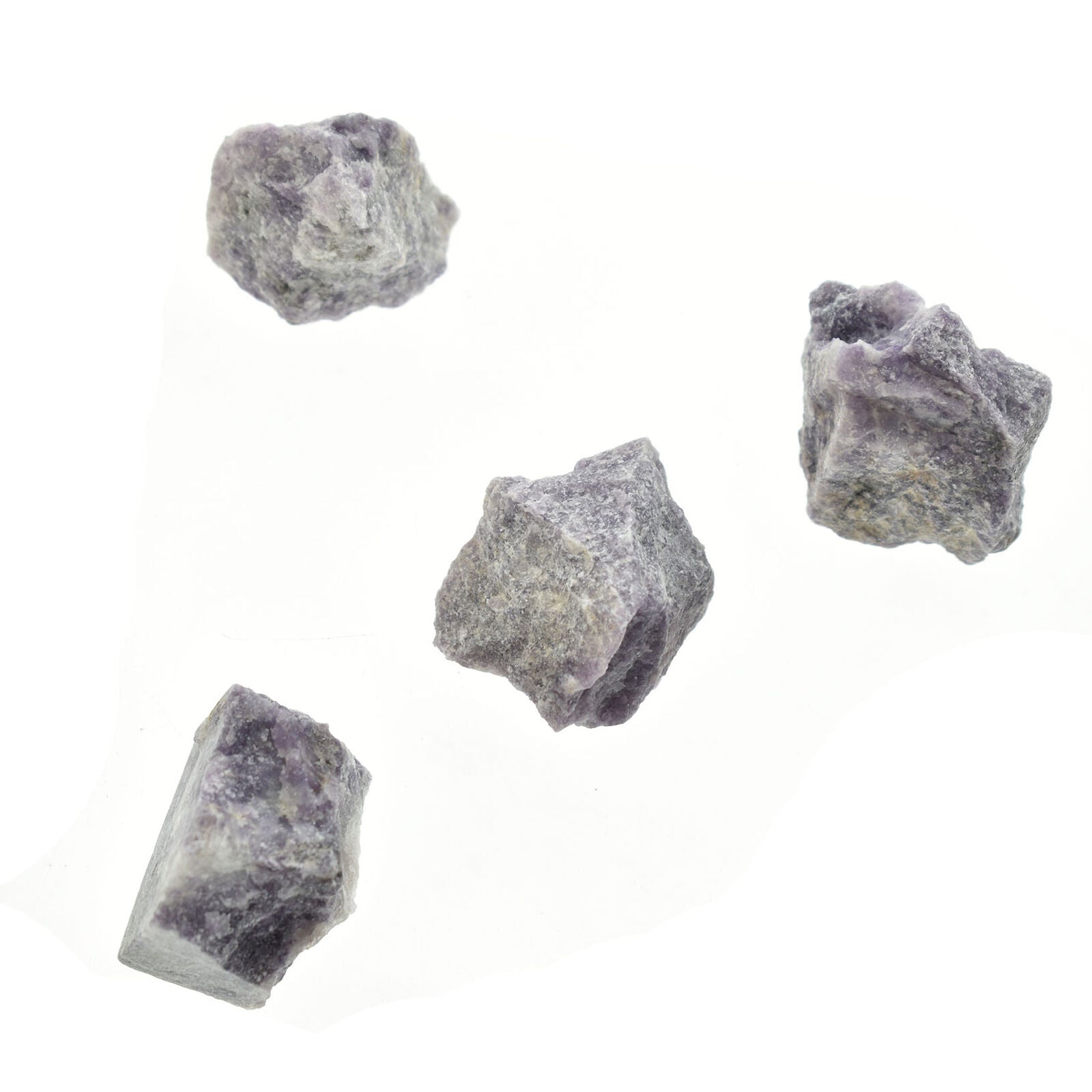 Lepidolite Collection 1/2 Lb Layered Lavender Lithium Mica Crystal 6-7 Stones