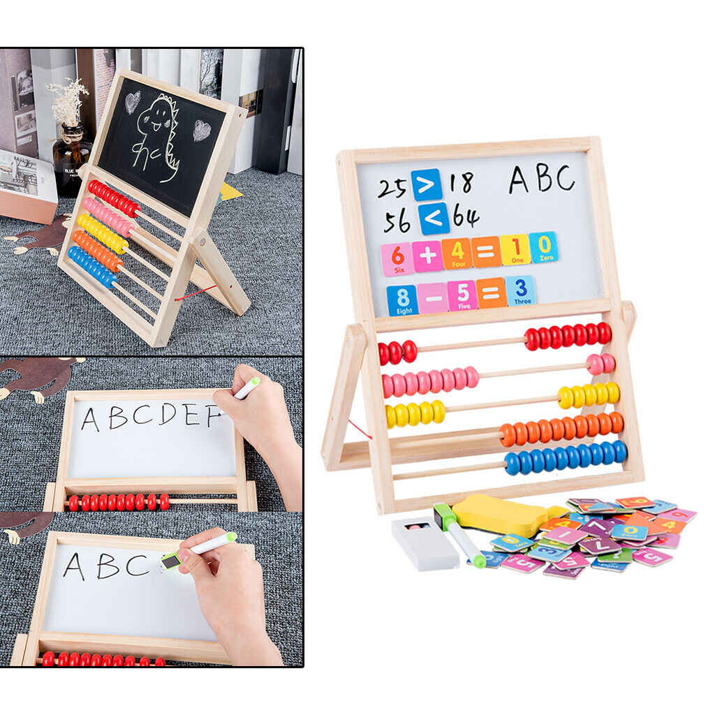 Drawing Board Art Chalkboard   Abacus Number Card Preschool Toys