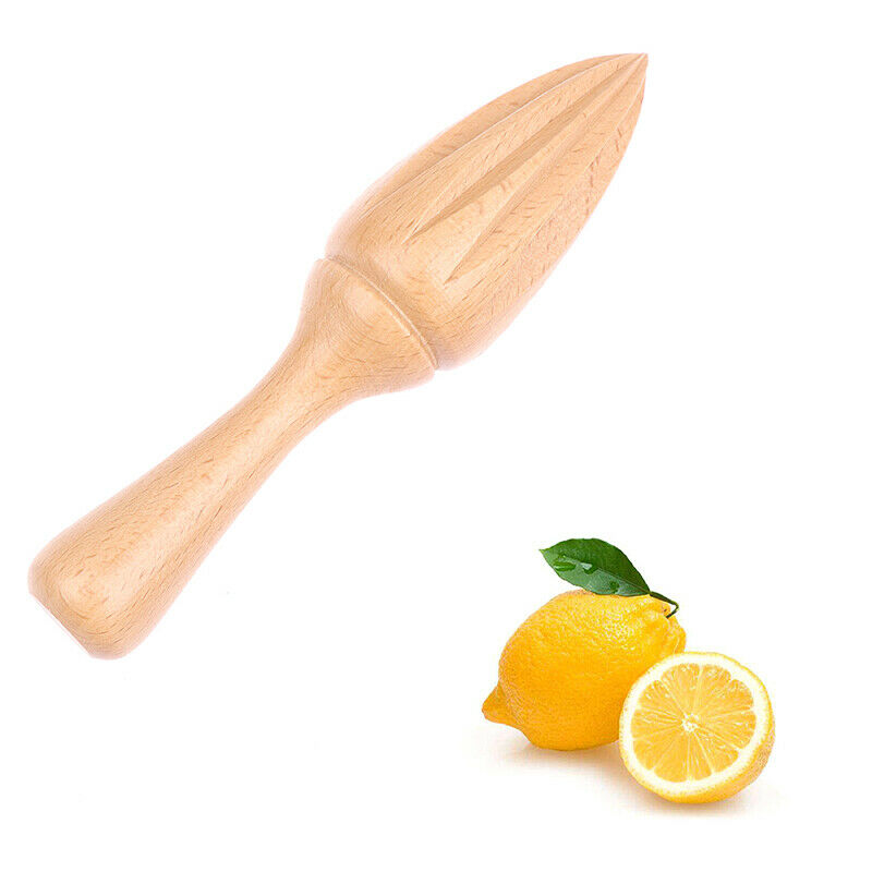 Wooden Lemon Squeezer Manual Juicer Fruit Orange Juice Extractor Reamers .l8
