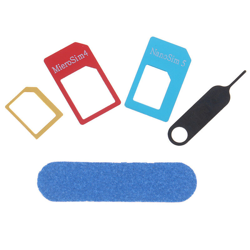 5 in 1 nano a micro e standard scheda sim adattatore for phone BX JCA TdJCAU Tt