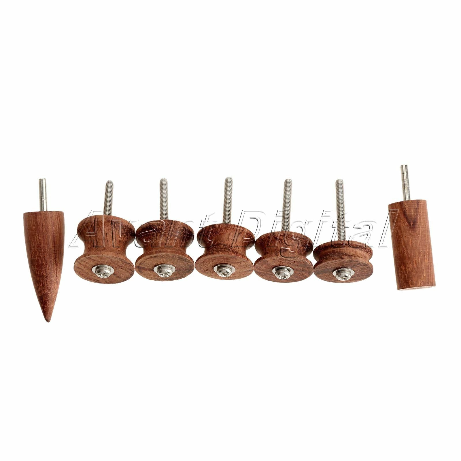 7 Sizes Convenience Leather Craft Burnisher Leather Slicker Wood Edge Tools