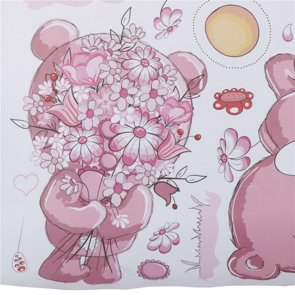 Couple bear wall stickers children room decor baby shower adhesive for k.l8