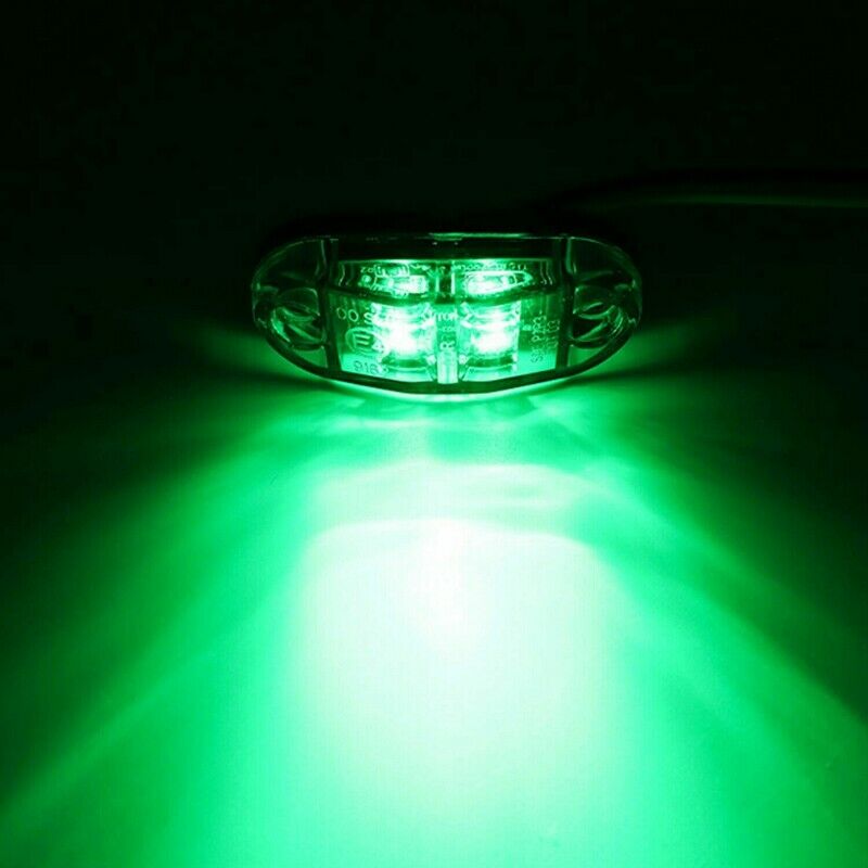 4 x 2 LED Red/Green Marine Boat Navigation Lights 10-30V Boats Running Light TP3