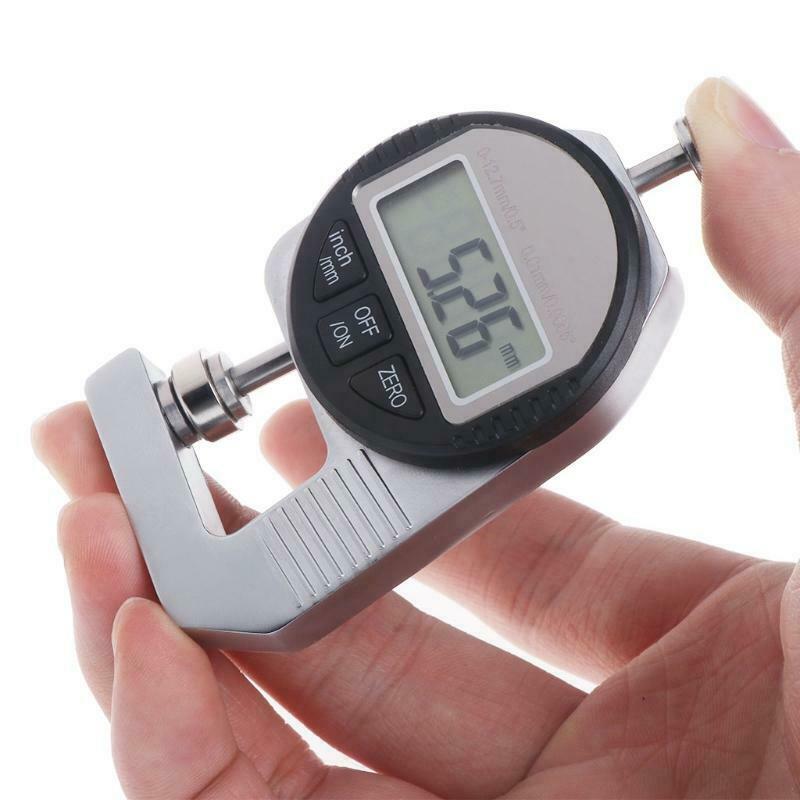 Digital thickness gauge 0-12.7mm/0.01mm 0.5"/0.0005" Electronic measuring tool