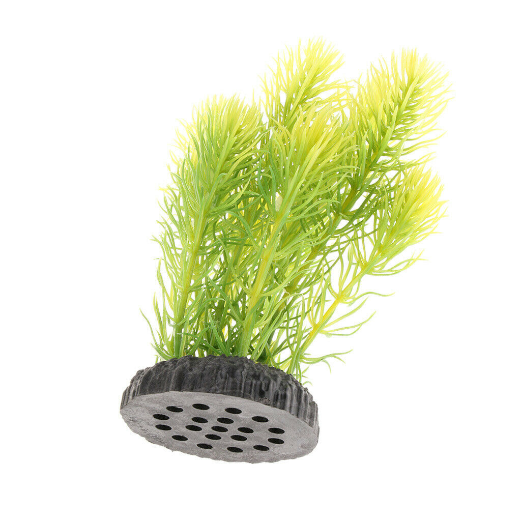 Artificial Plants for Aquarium Decorations Aquatic Plant Plastic Light Green