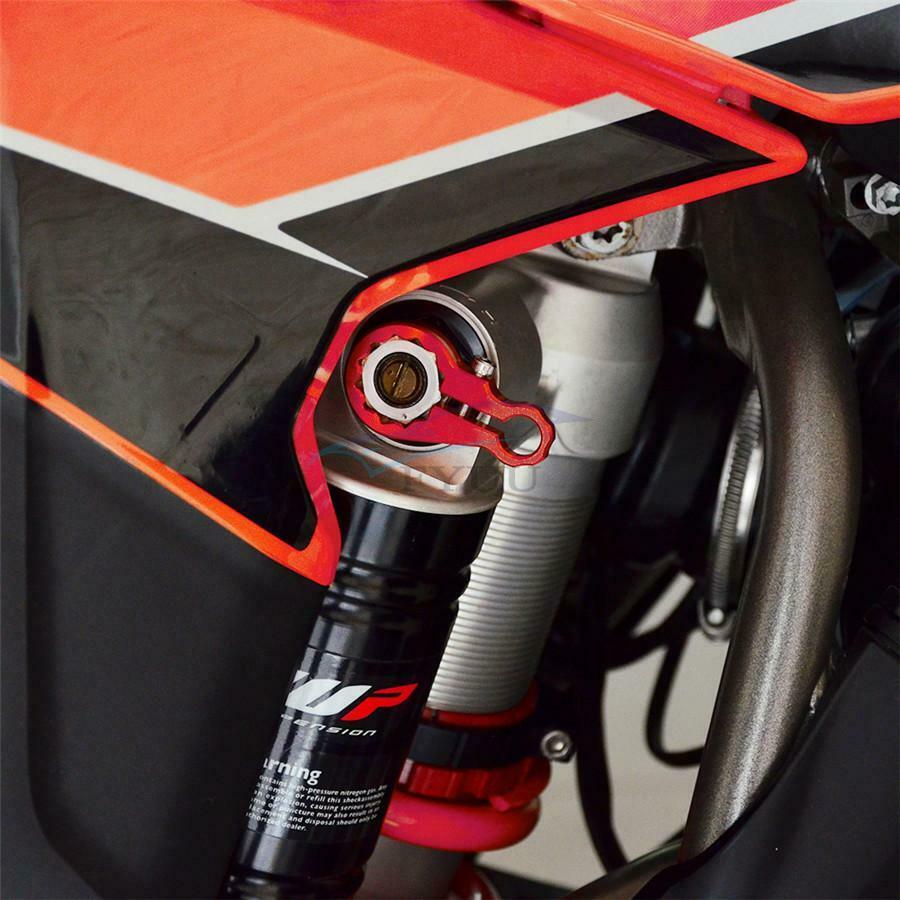 1PCS 17MM CNC Aluminum Motorcycle Rear Fork Shock Absorber Adjuster Tool Red