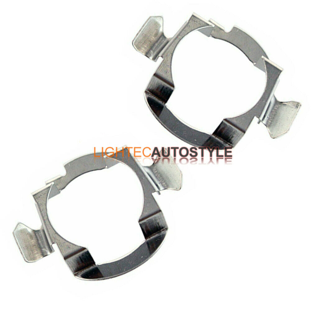 2 H7 LED ADAPTER HOLDER RETAINER CLIP HEADLIGHT BULB FOR AUDI A3 A4 A4L A6 A6L