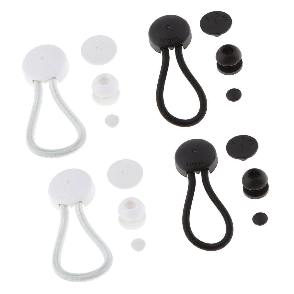 Bungee Ball Tarp Tie Down Cord - with White/Black Color