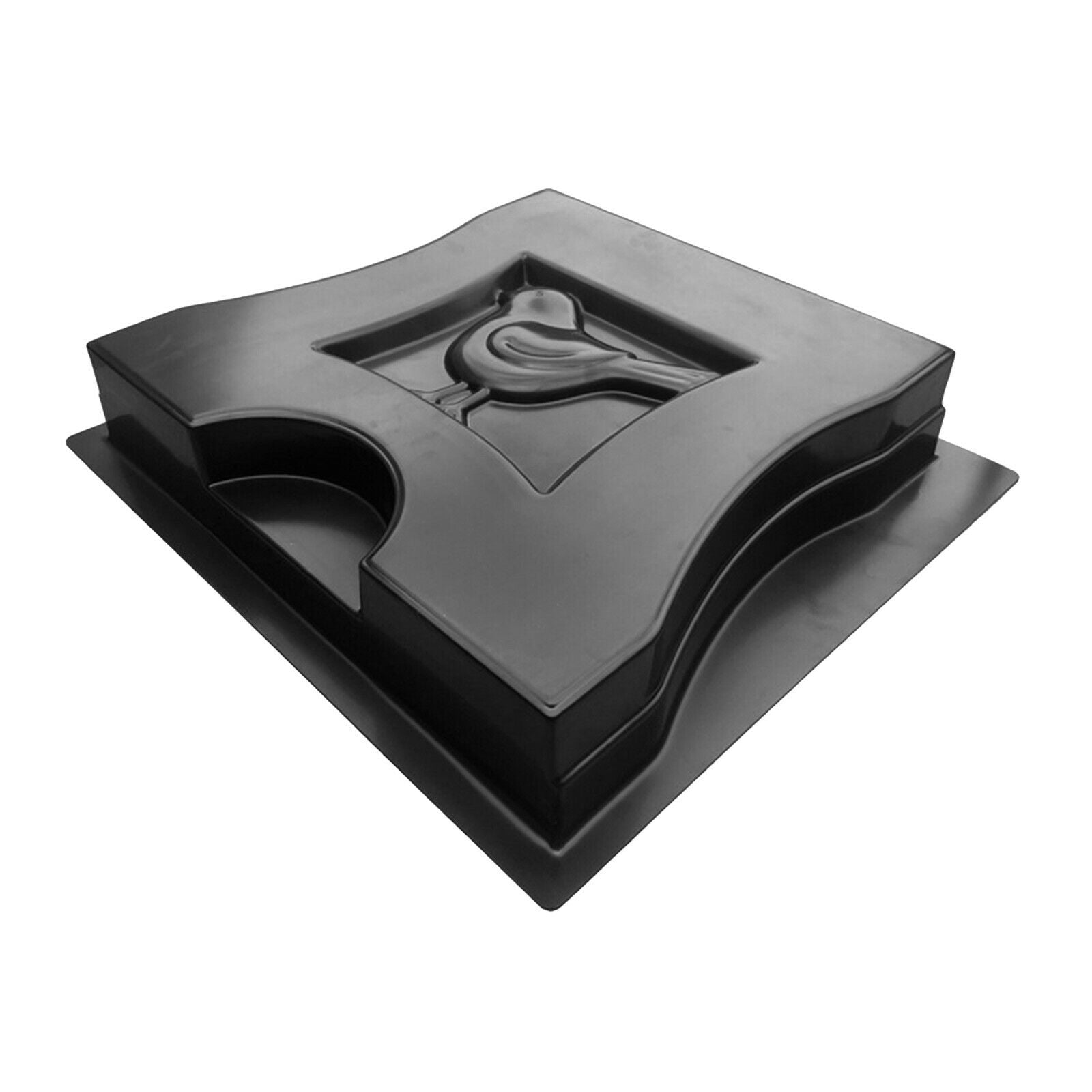 Black DIY Bench Leg Mould Bird Shaped Stepping Stone Path Pavement Paver