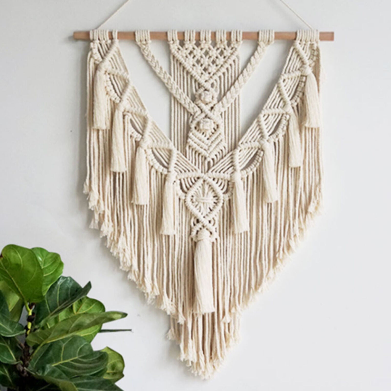 Macrame Wall Hanging Tapestry Wall Decor Boho Chic Bohemians Woven Home Decor
