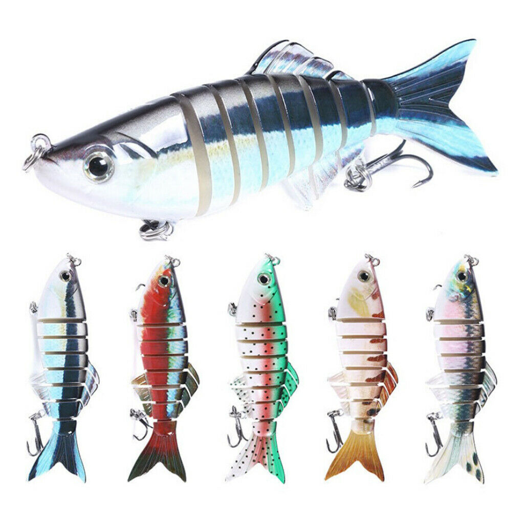 Multi Jointed Fishing Lure Bionic Bait Swimbait Lifelike Eel Tackle  Yellow