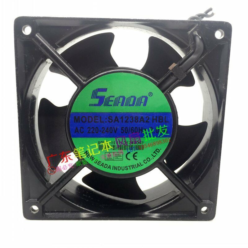 For SEADA SA1238A2HBL 12CM 12038 220-240V 0.09A Axial Fan