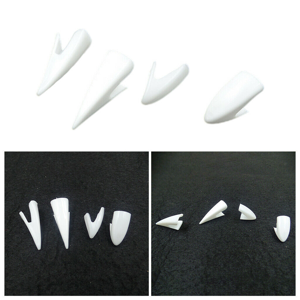 4pcs Vampire Fangs Halloween Party Dress Up False Teeth Realistic False Tooth