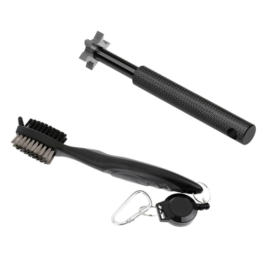 Golf Club Groove Cleaner Groove Sharpener + Nylon & Wire Golf Clubs