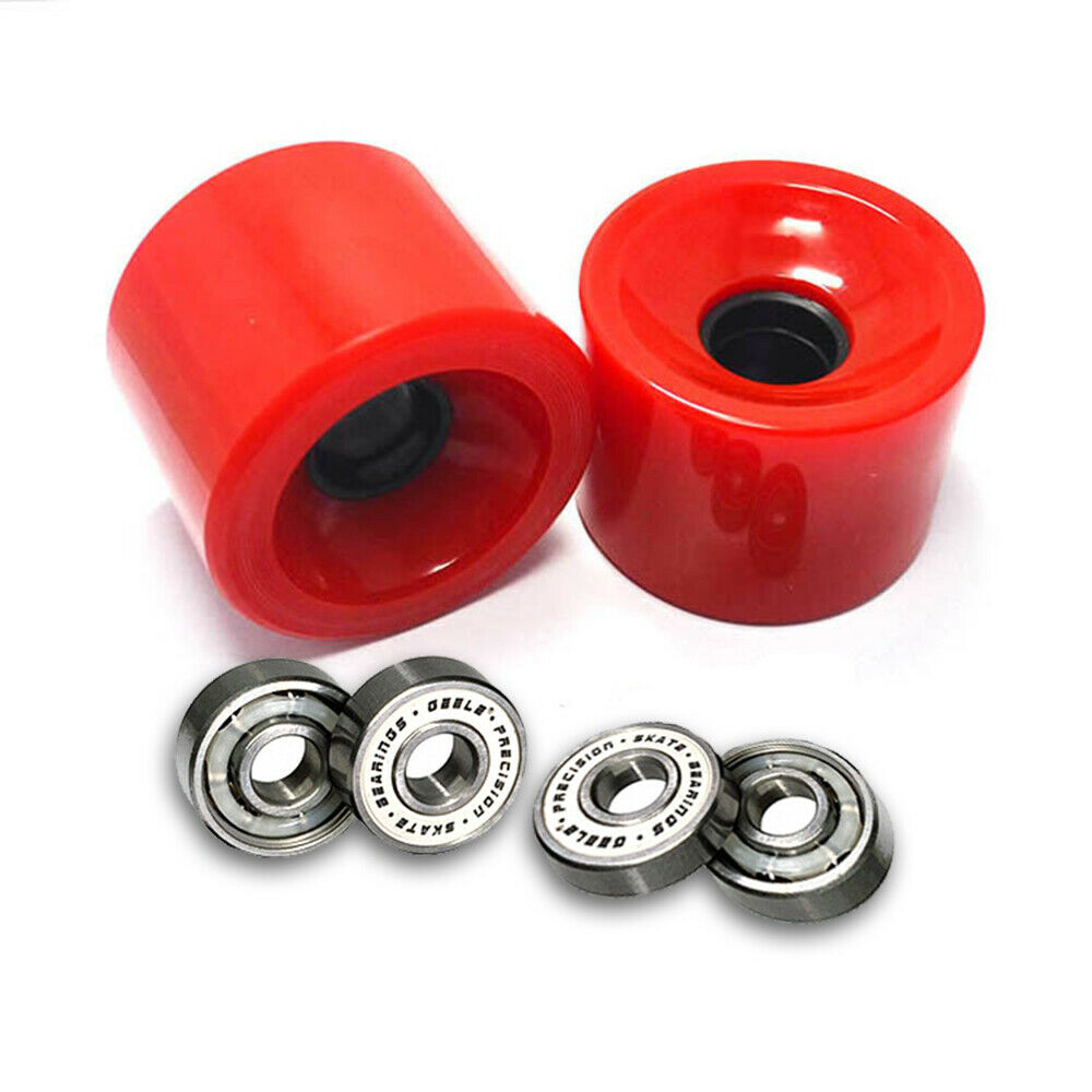 8x Skateboard Bearings Carbon Steel for Longboards Roller Skates Spinners