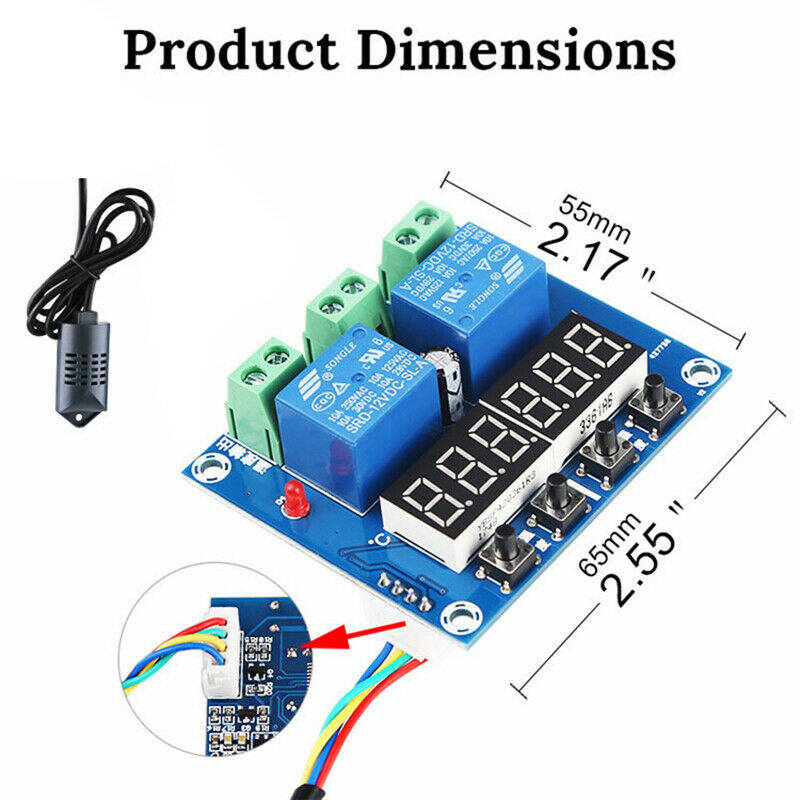 XH-M452 Control Module Digital Display High-Precision Dual-Output Automatic V6F2